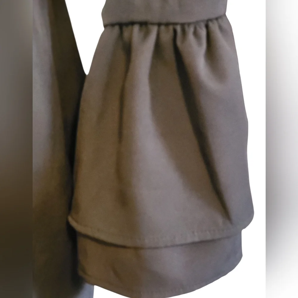 Missguided Jacket Dress Black Long Sleeved Button‎ Front Size 6 - Picture 9 of 14